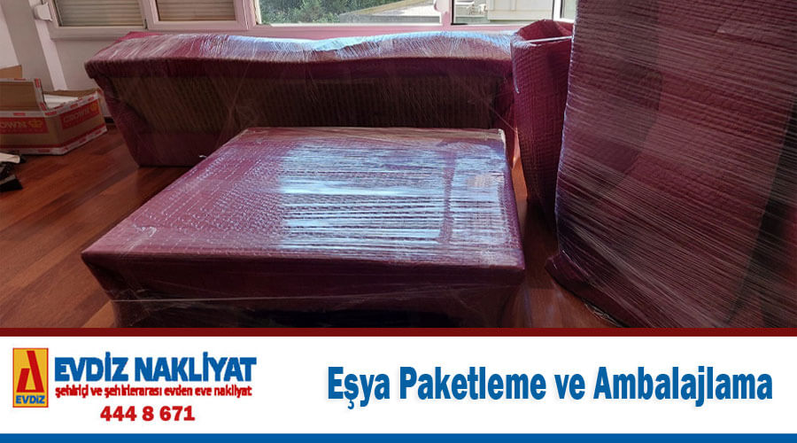 Eşya paketleme ve ambalajlama hizmeti İstanbul evden eve nakliyat eşya paketleme firması