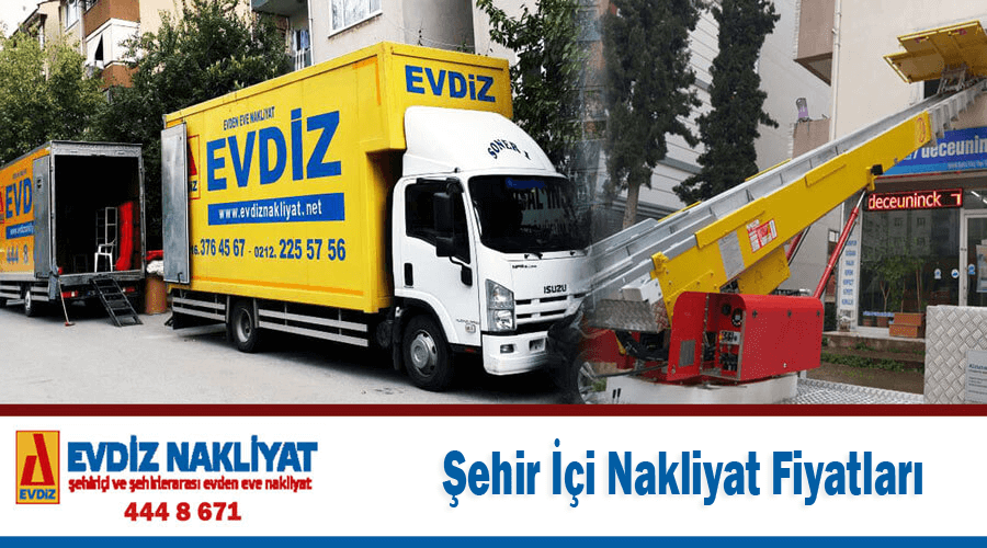 Şehir içi nakliyat fiyatları İstanbul şehiriçi evden eve nakliye ücretleri